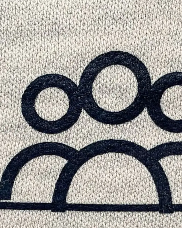Printed finish on apparel